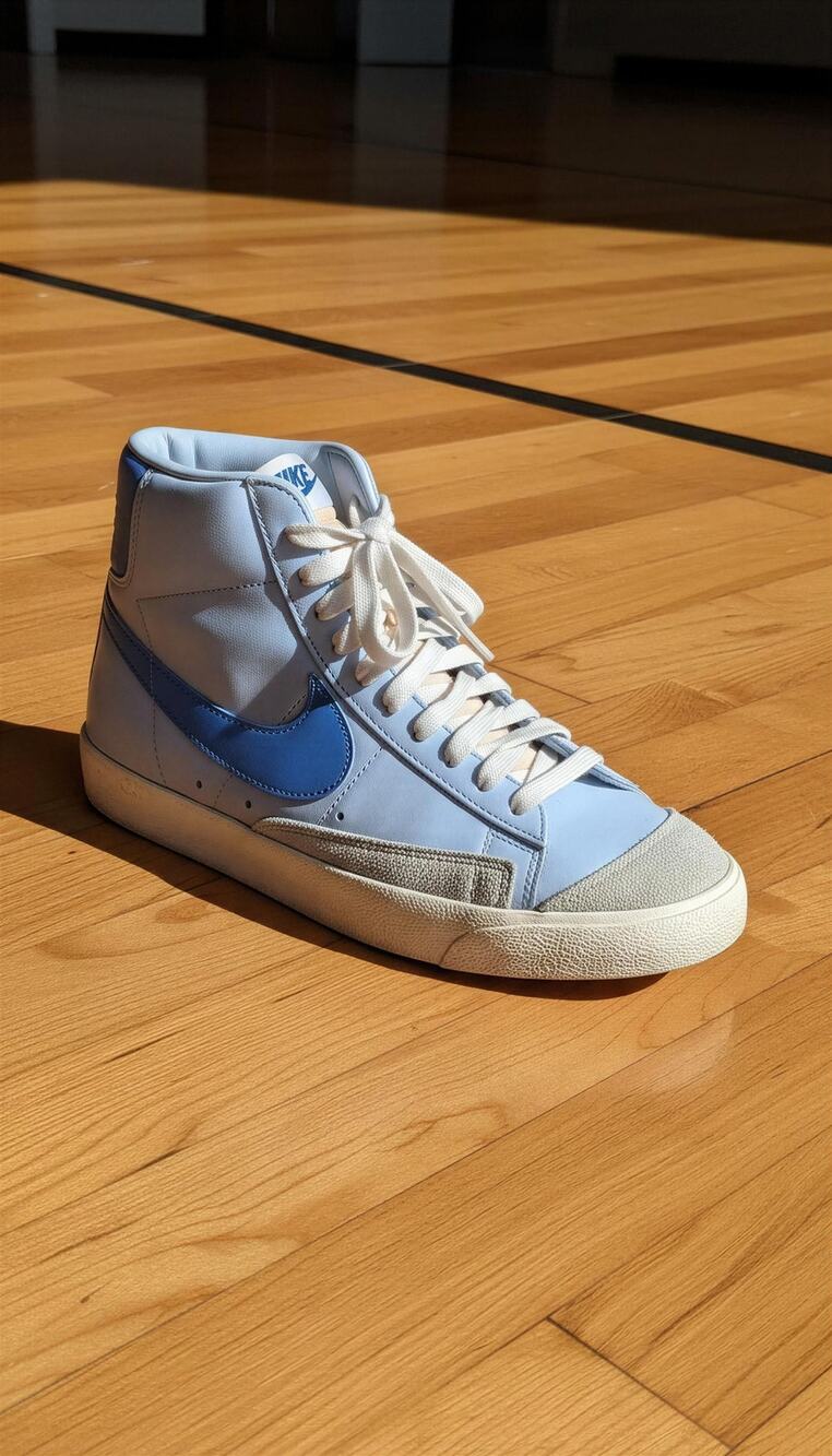 Nike Blazer Mid '77 Vintage Men's High Top Sneakers Blue Size 9
